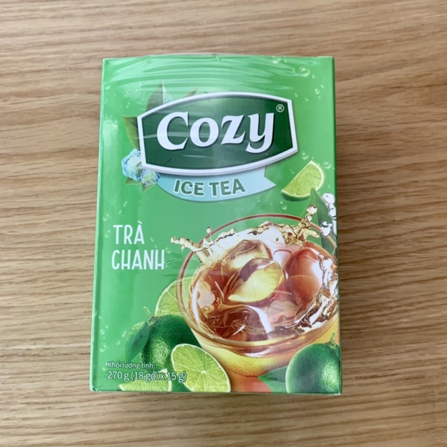 Trà Cozy Chanh Hoà Tan (18 gói x 15g)