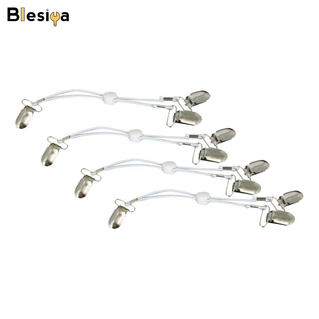 Blesiya 4pcs Adjustable Bed Mattress Sheet Gripper Clip Holder Straps Fastener