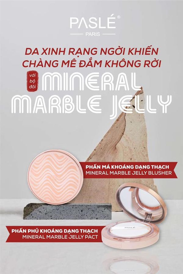 [HCM]PHẤN MÁ SIÊU MỊN - PASLÉ MARBLE BLUSHER xuất xứ Hàn Quốc