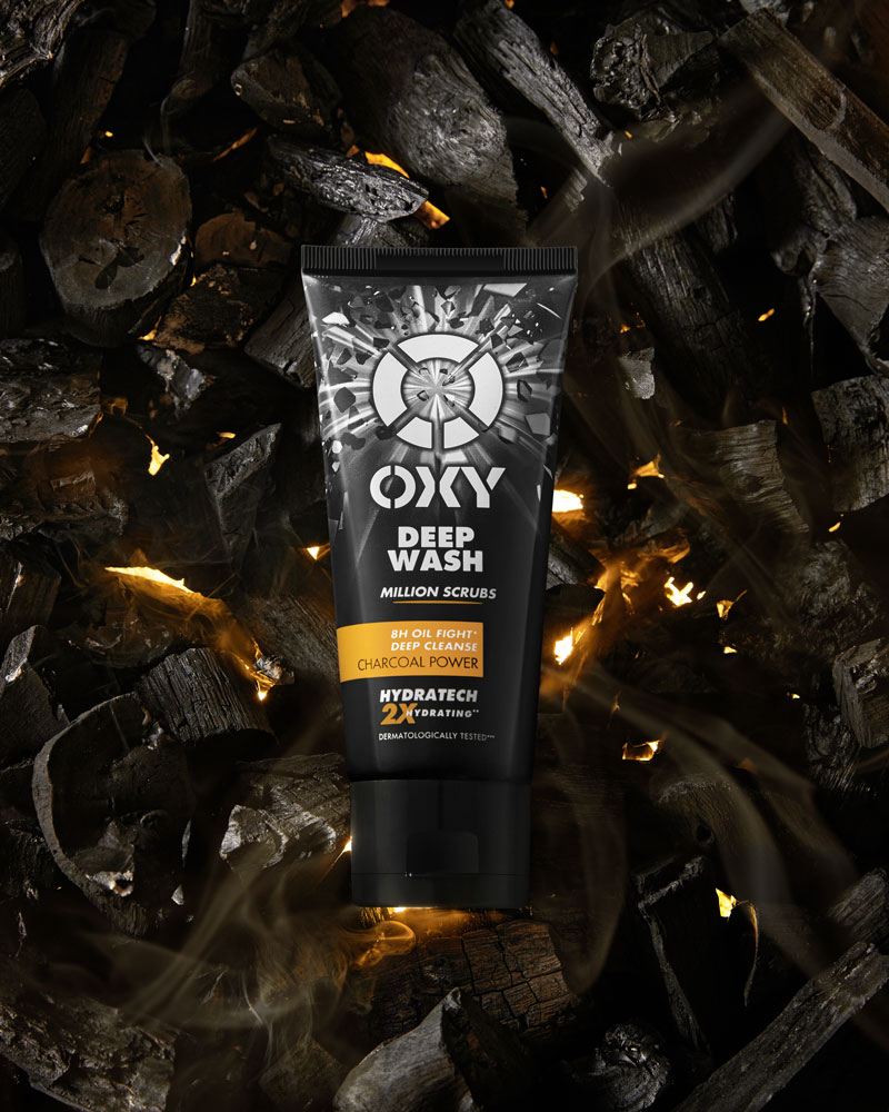 Oxy Deep Wash Facial Cleanser 100ml - Deep Cleansing, Reduces Oiliness, Cream Form with Massage Beads
