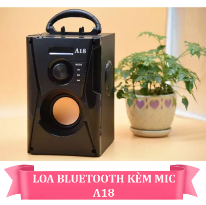 [CÓ MIC] LOA BLUETOOTH HÁT KARAOKE A17 A18 - Thiết kế theo phong cách trẻ trung, hiện đại, kết nối bluetooth nhanh - Loa Nghe Nhạc, Loa Hát Karaoke - Màu ngẫu nhiên - BH Toàn Quốc - More2love