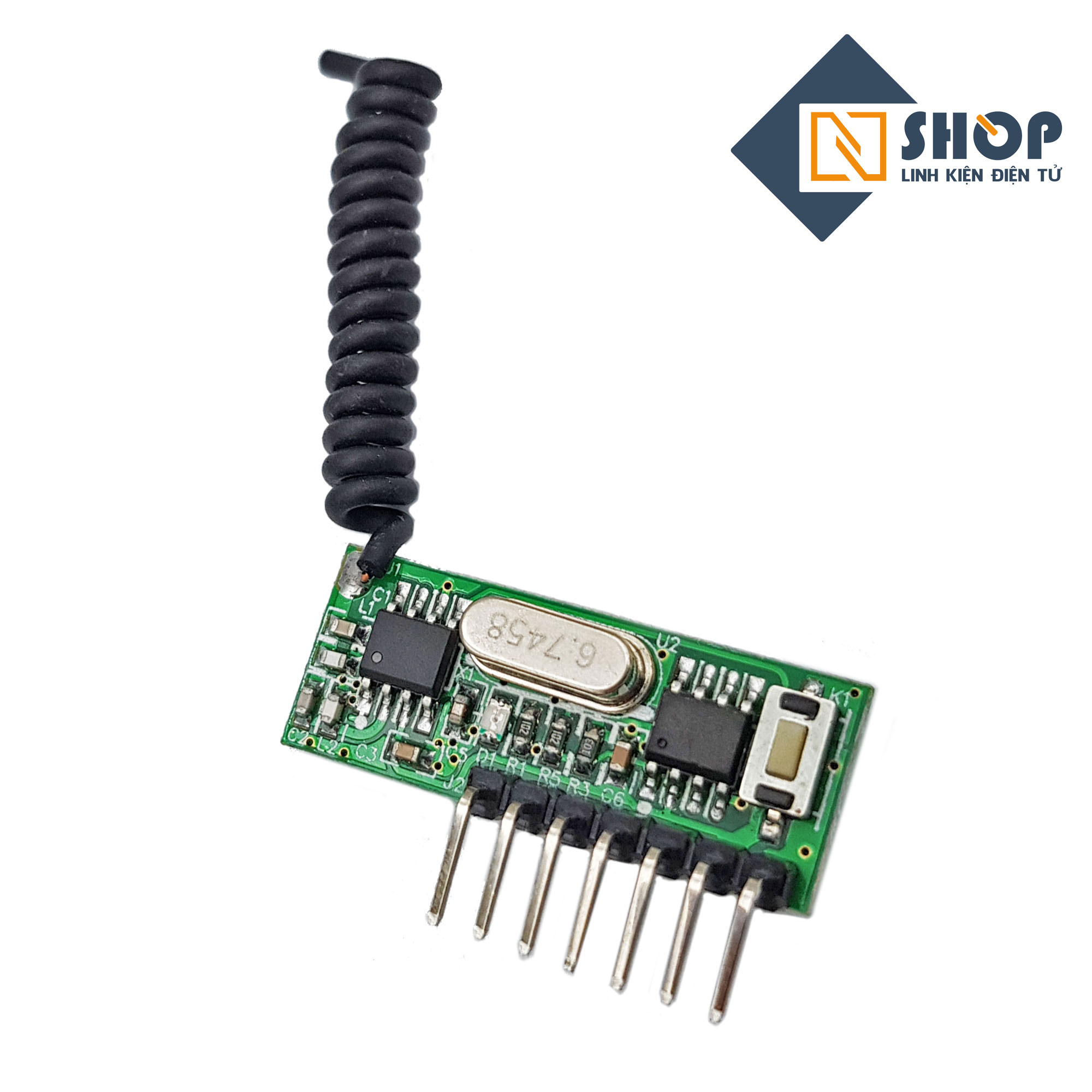 Mạch thu sóng RF 433Mhz học lệnh