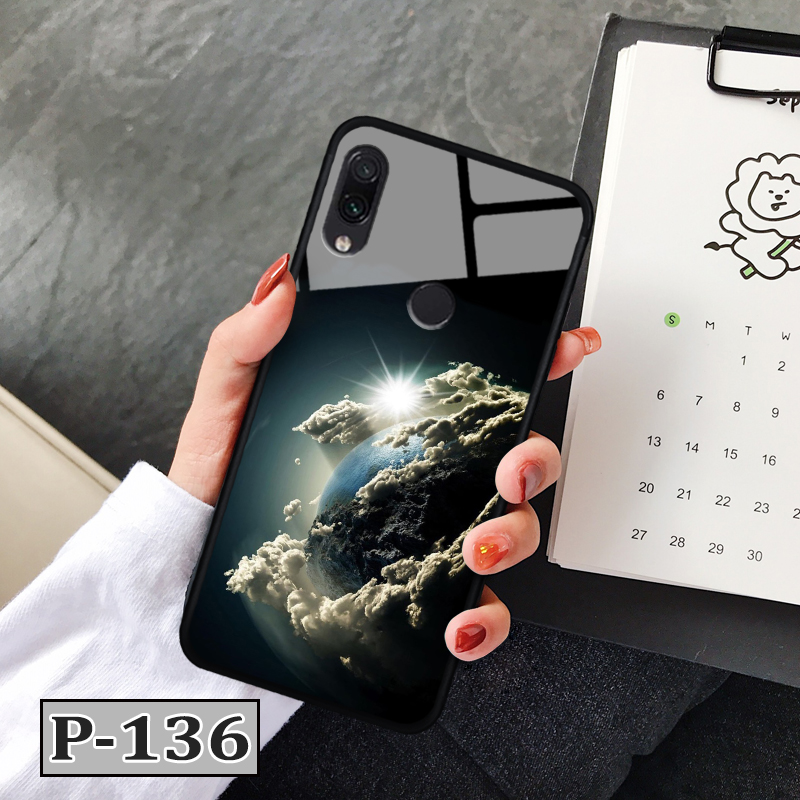 Ốp điện thoại XIAOMI REDMI NOTE 7 - lưng kính in hình 3D