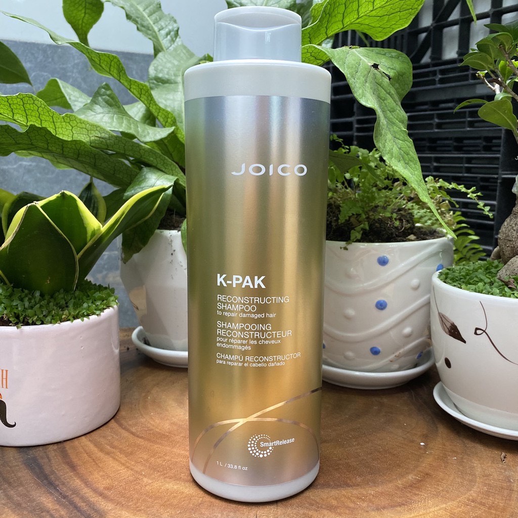 Cặp gội xả phục hồi tóc hư tổn Joico K-Pak Reconstructing 1000mlx2