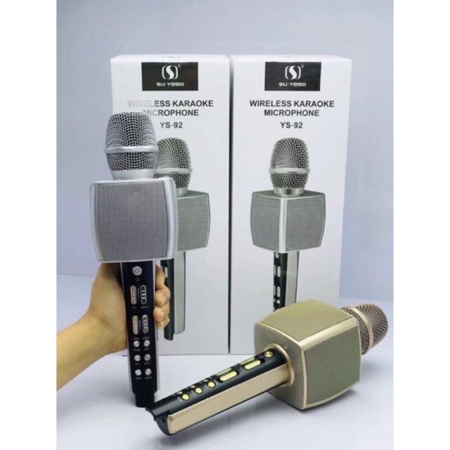 Micro Karaoke Bluetooth Cao Cấp SU YOSD YS-92 Âm Thanh Cực Vang