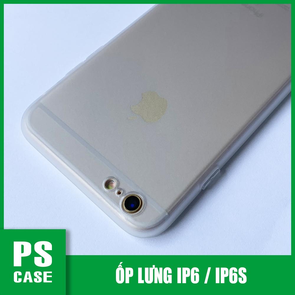 Ốp lưng viền dẻo trong sần nhám iPhone 6 - iPhone 6s - PS CASE phân phối