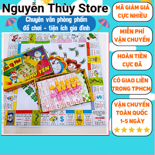 Bộ cờ tỉ phú bằng nhựa Gía rẻ Giải trí Nguyễn Thùy Store
