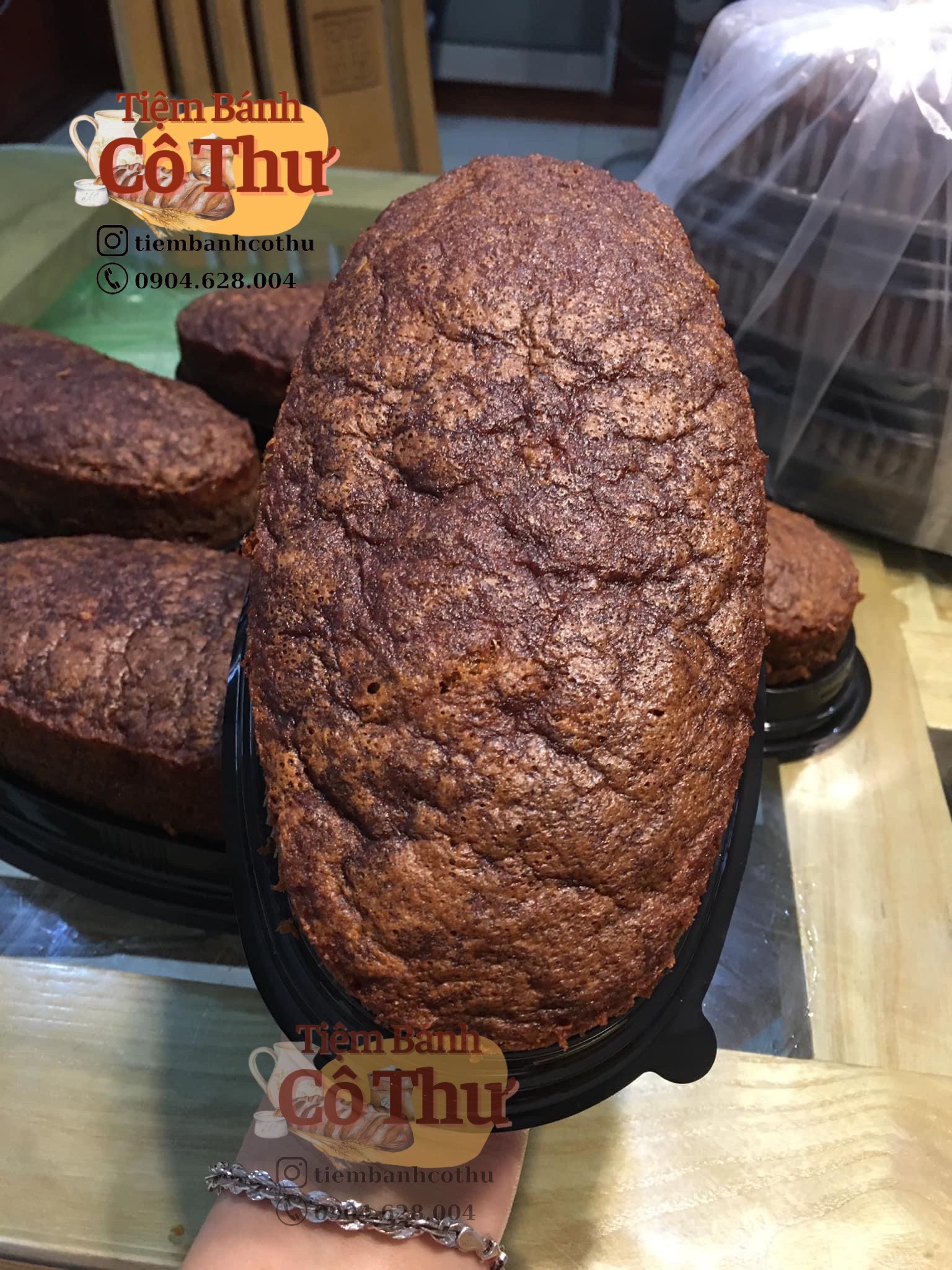 Bánh bò thốt bốt - Bánh bò nướng