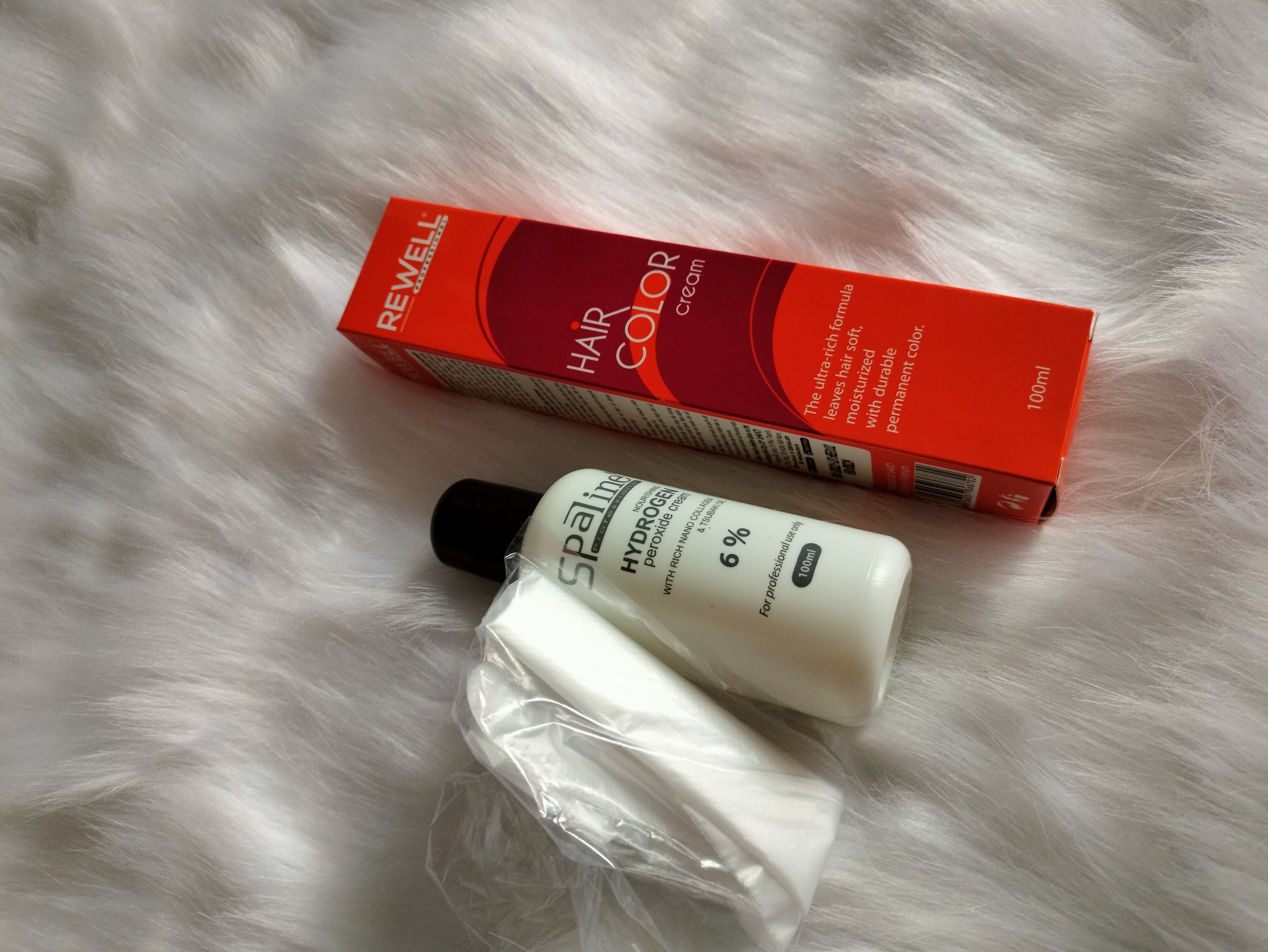 Combo nhuộm Rewell, oxy, bao tay