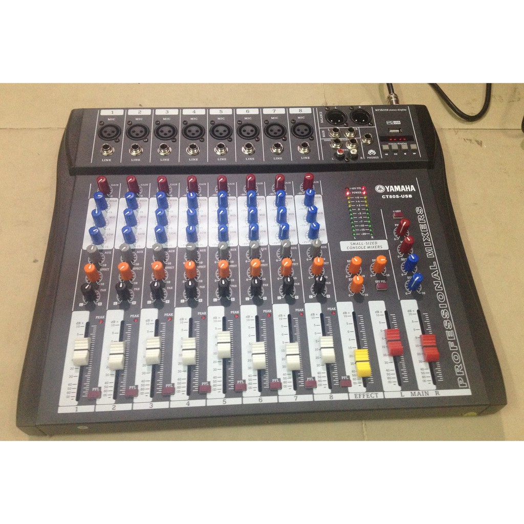 MIXER KARAOKE YAMAHA CT80S-USB 8 MIC