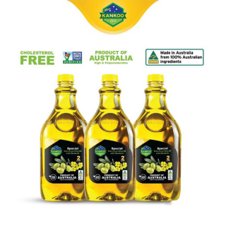 Combo 3 chai dầu ăn oliu hạt cải Kankoo nhập khẩu Úc size 2L thumbnail