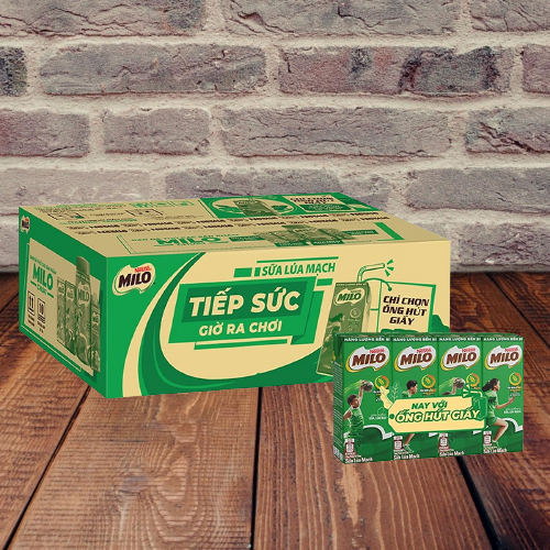 Thùng 48 hộp sữa Nestle milo 180ml