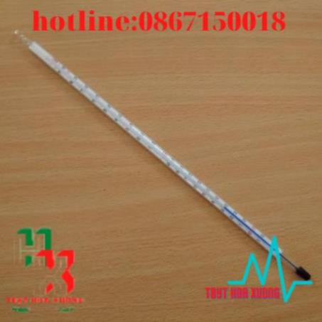(Com Bo 10 Cái)Nhiệt Kế Đo Nước 0-100 độ C, Dài 20cm