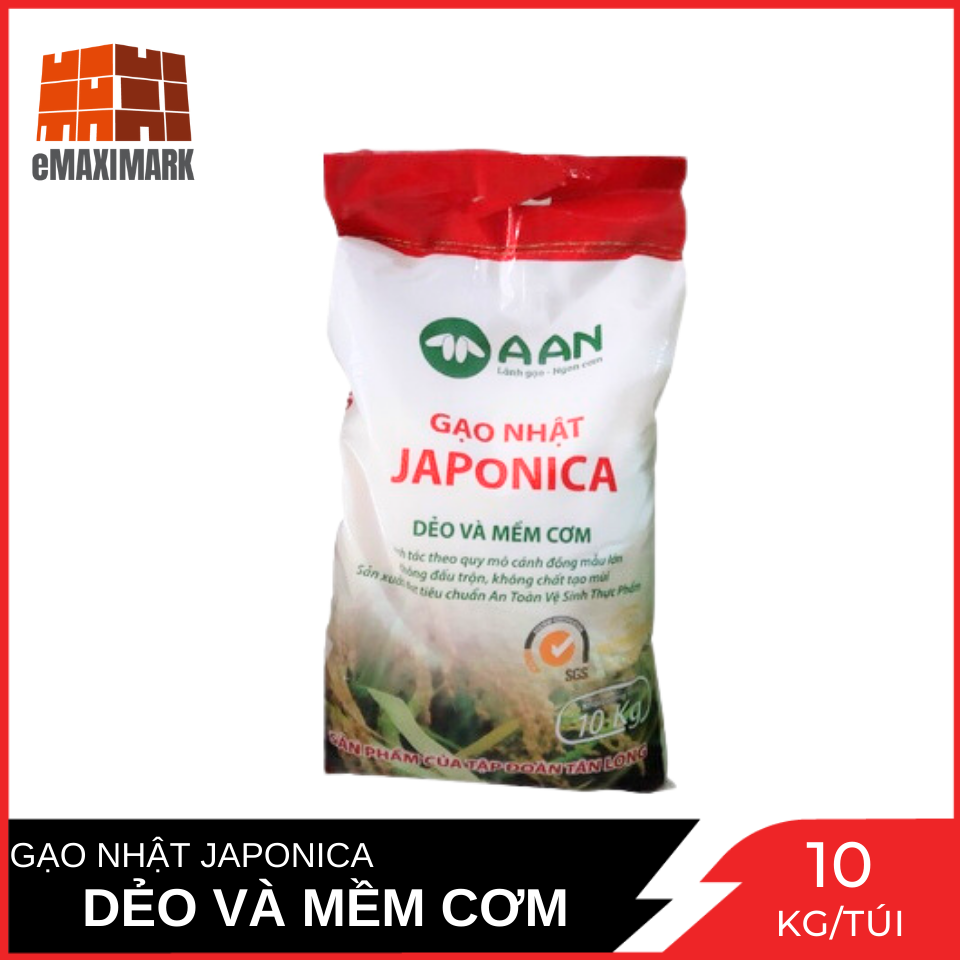 Gạo Nhật Japonica Túi 10kg