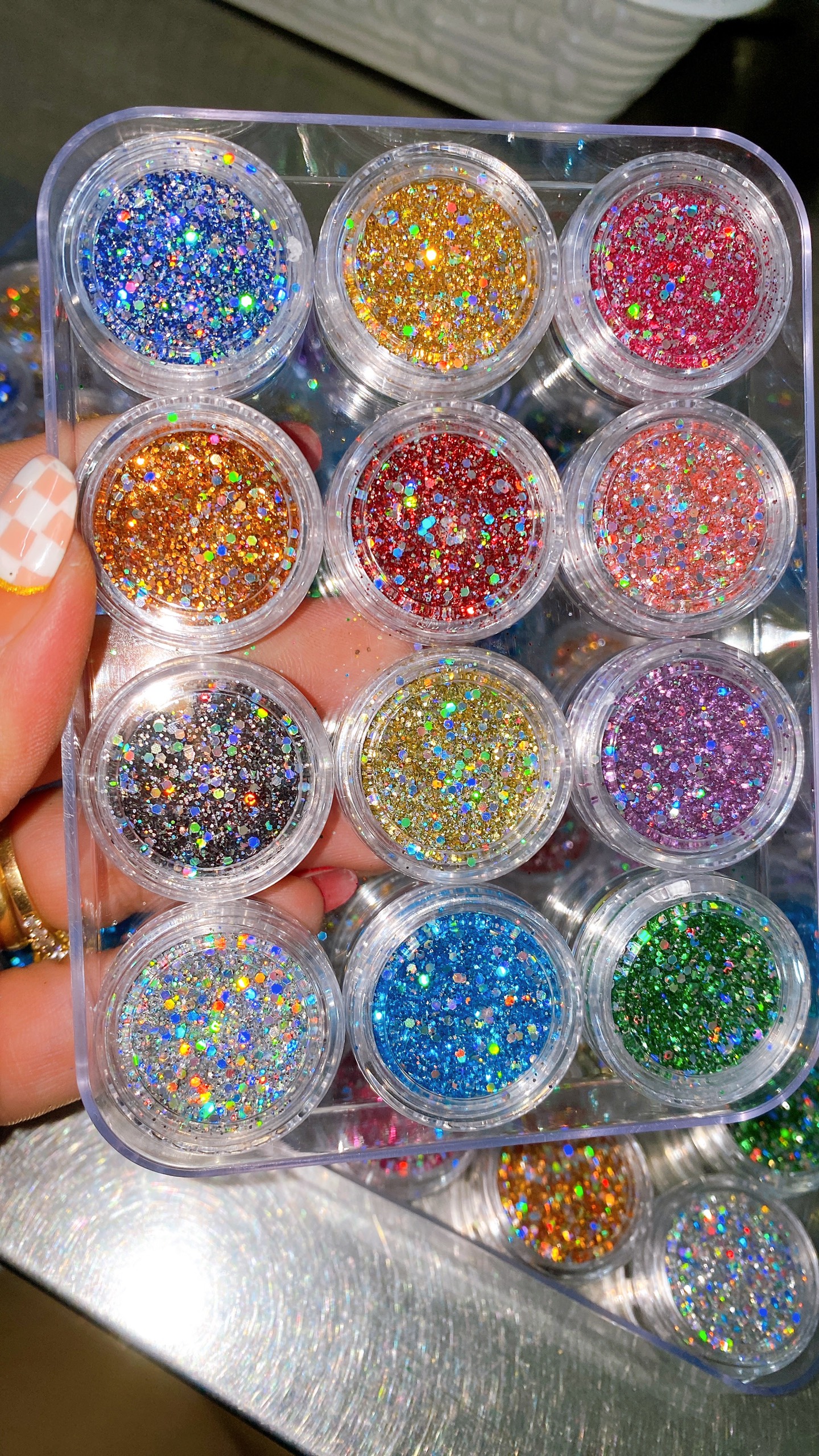 NAIL Set kim tuyến khổng tước
