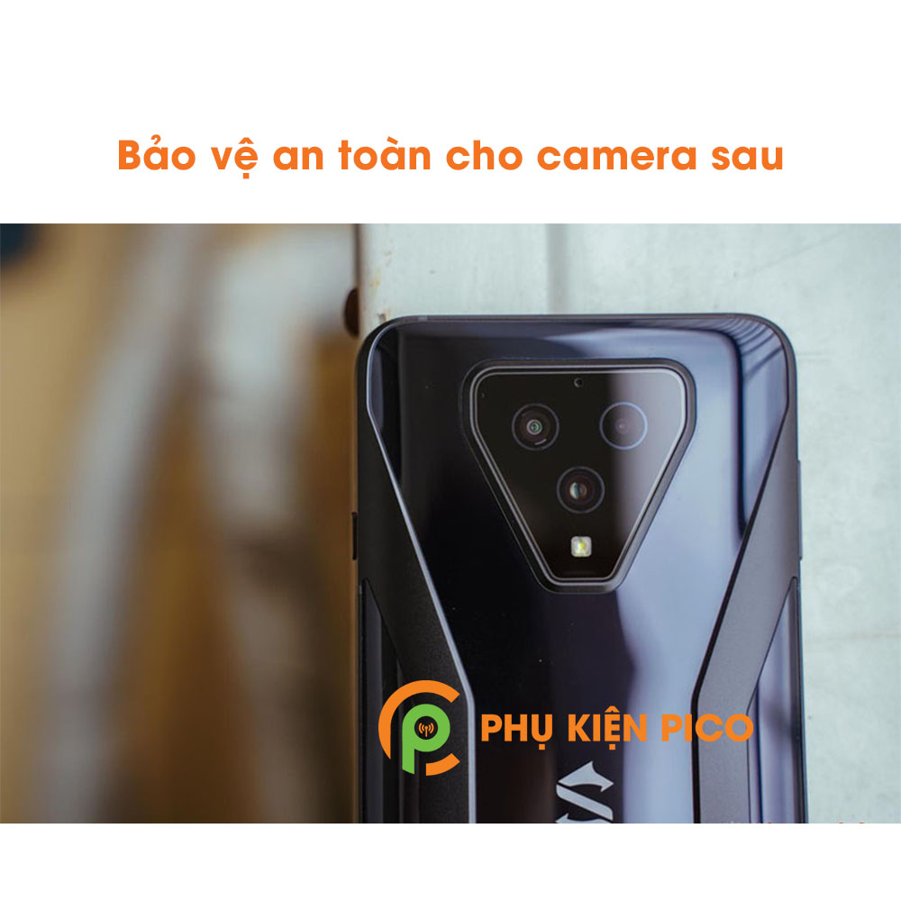 Dán camera Black Shark 3 cường lực camera trong suốt độ cứng 7H