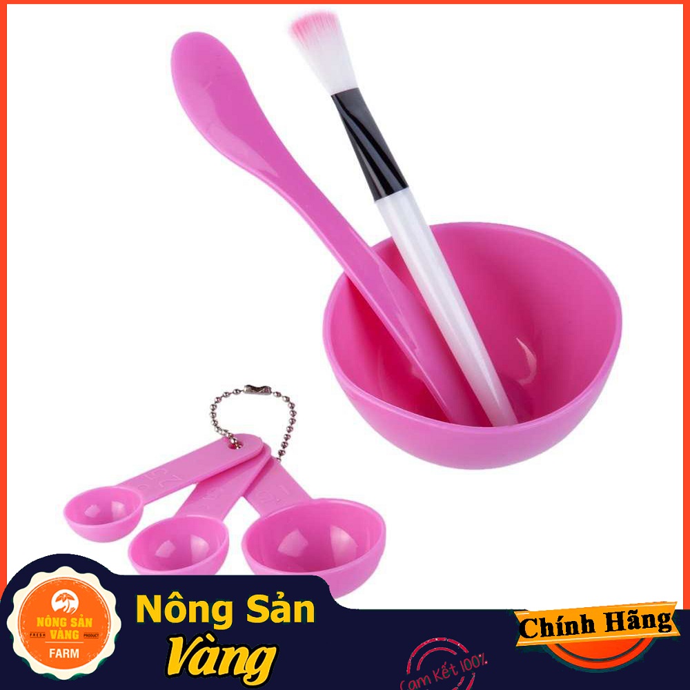 Bộ Chén Cọ Đắp Mặt Nạ, bộ dụng cụ đắp mặt nạ chuyên nghiệp - Nông Sản Vàng