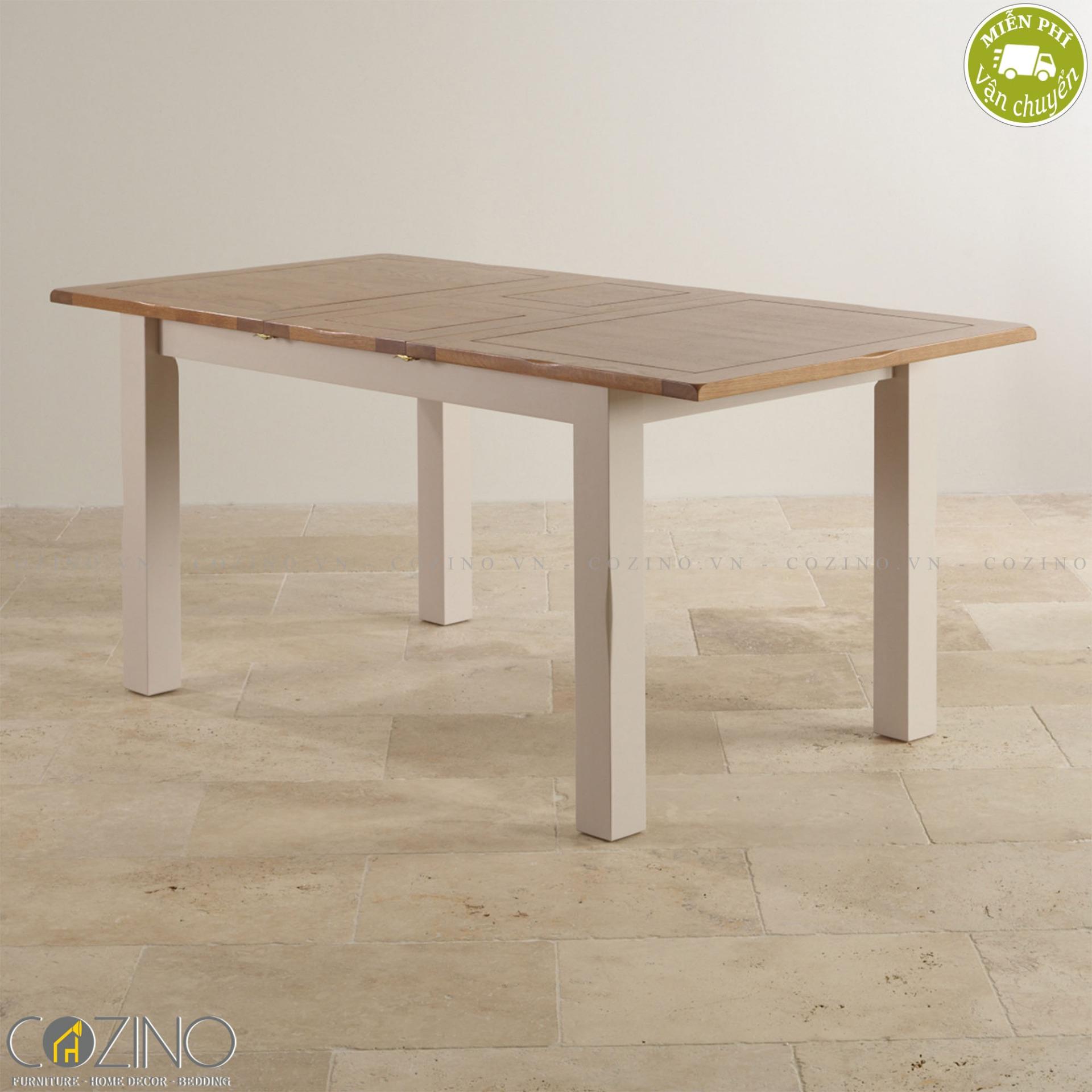 Bàn ăn 4 chỗ Sintra gỗ sồi 1m4 (140x80cm)