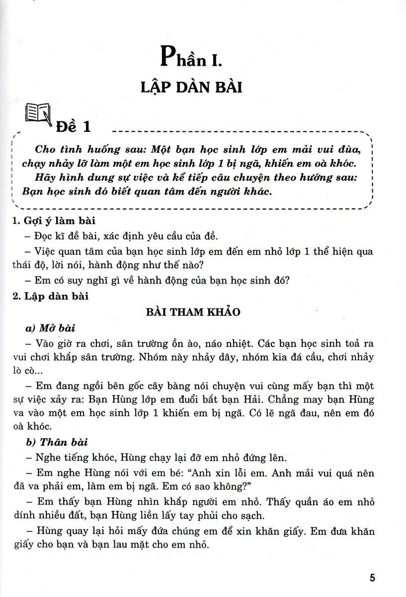 DÀN BÀI TẬP LÀM VĂN 4 (DÙNG CHUNG CHO CÁC BỘ SGK HIỆN HÀNH)