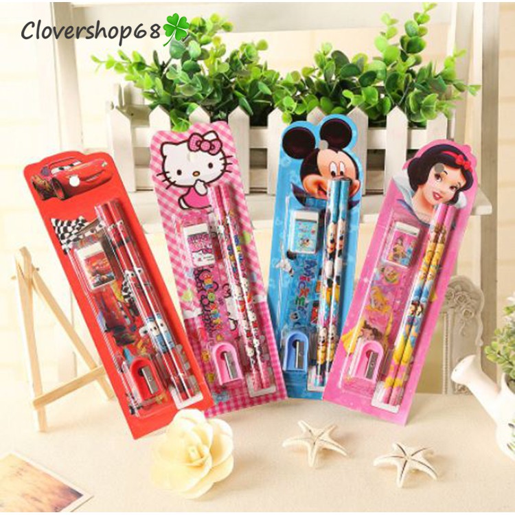 1 Bộ Dụng Cụ Học Tập 5 Món