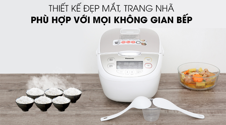 Nồi cơm điện tử Panasonic 1.8 lít SR-CP188NRA [GIAN HÀNG UY TÍN][HÀNG CHÍNH HÃNG]