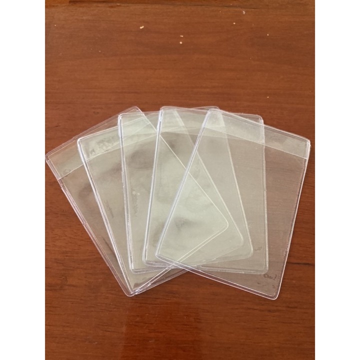 Combo 5 cái - túi có nắp đựng cccd, bằng lái xe, thẻ nhân viên, thẻ atm chống nước