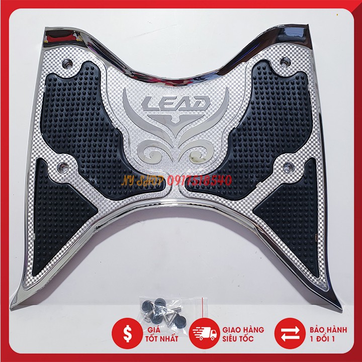 Thảm lót sàn honda lead mạ crom