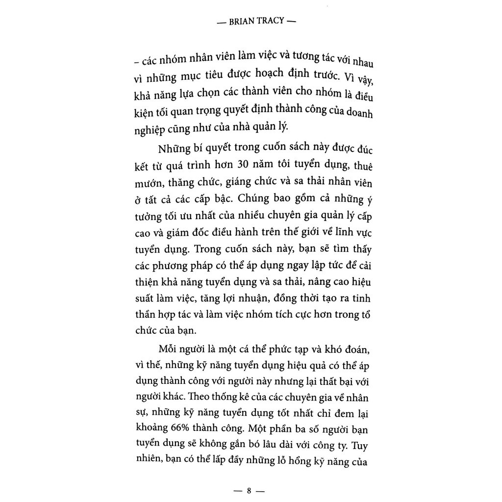Sách Alphabooks - Brian Tracy-Thuật Tuyển Dụng Và Sa Thải