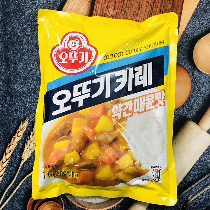 Bột Cà Ri Hơi Cay Ottogi 1KG