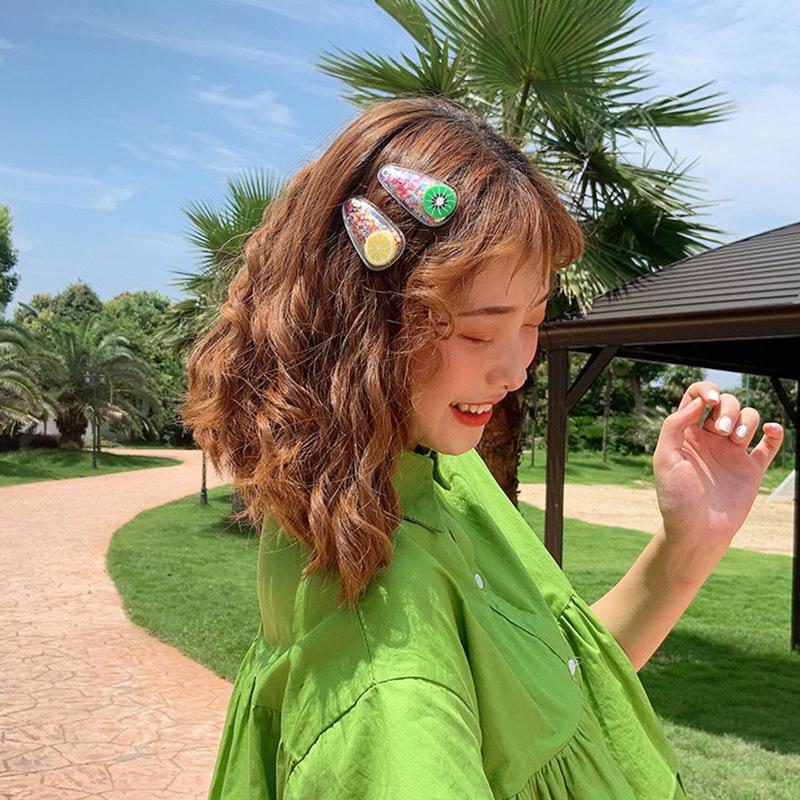 SET 2 CÁI KẸP TÓC MÁI MÀU SĂC NỔI BẬT CUTE