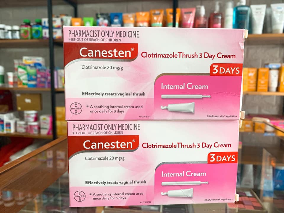 Kem phụ khoa Canesten 20g 3 ngày