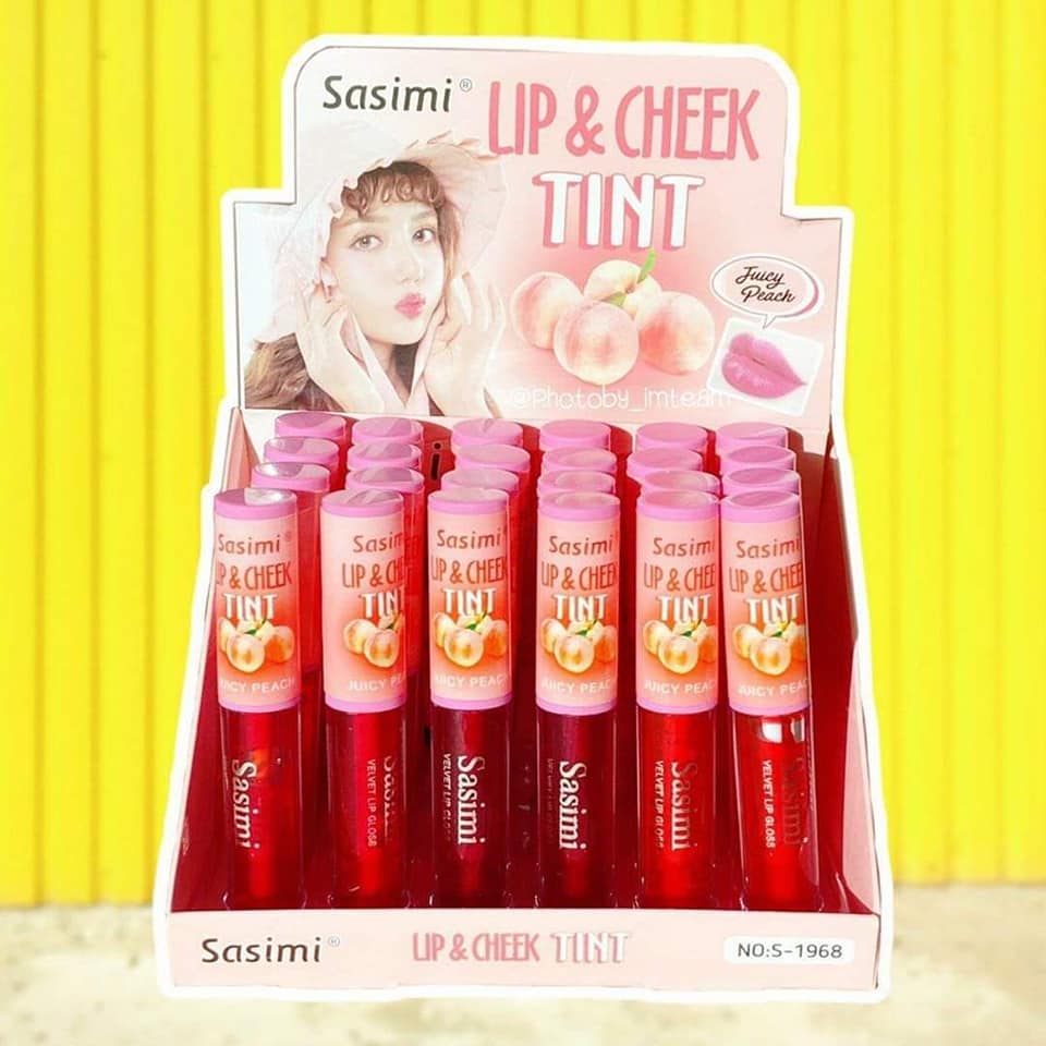 Son tint trái đào Sasimi lip & cheek 2in1