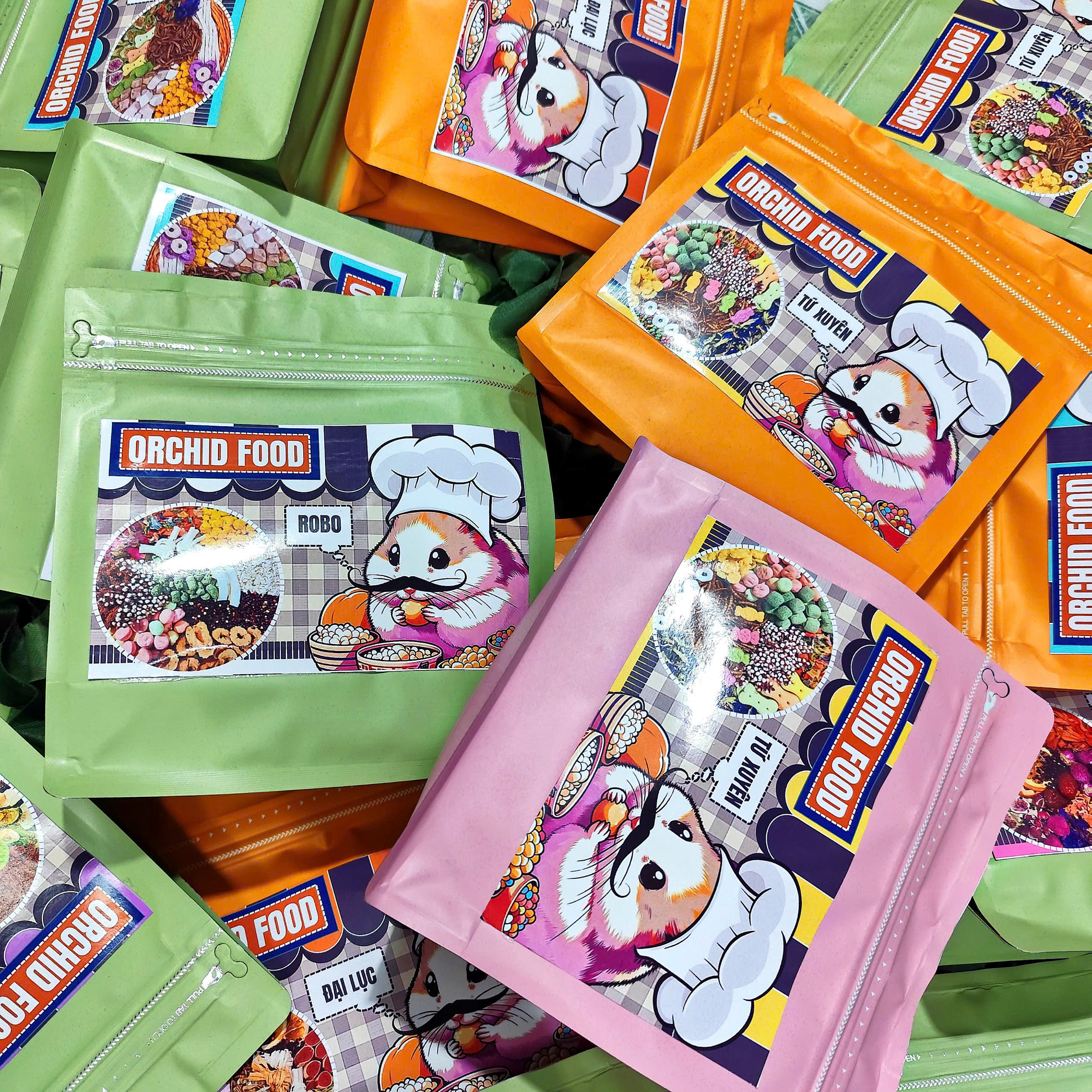 1KG Thức Ăn Hamster Cao Cấp Loại 1KG Hải Sản Hạt Lớn