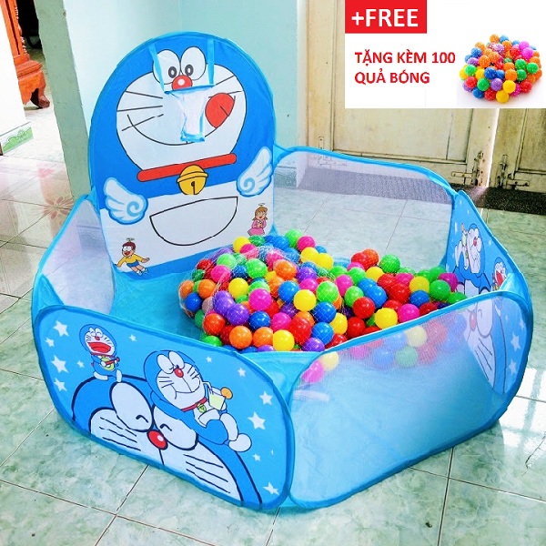 [HCM]LỀU BÓNG HÌNH DOREMON (không kèm bóng)