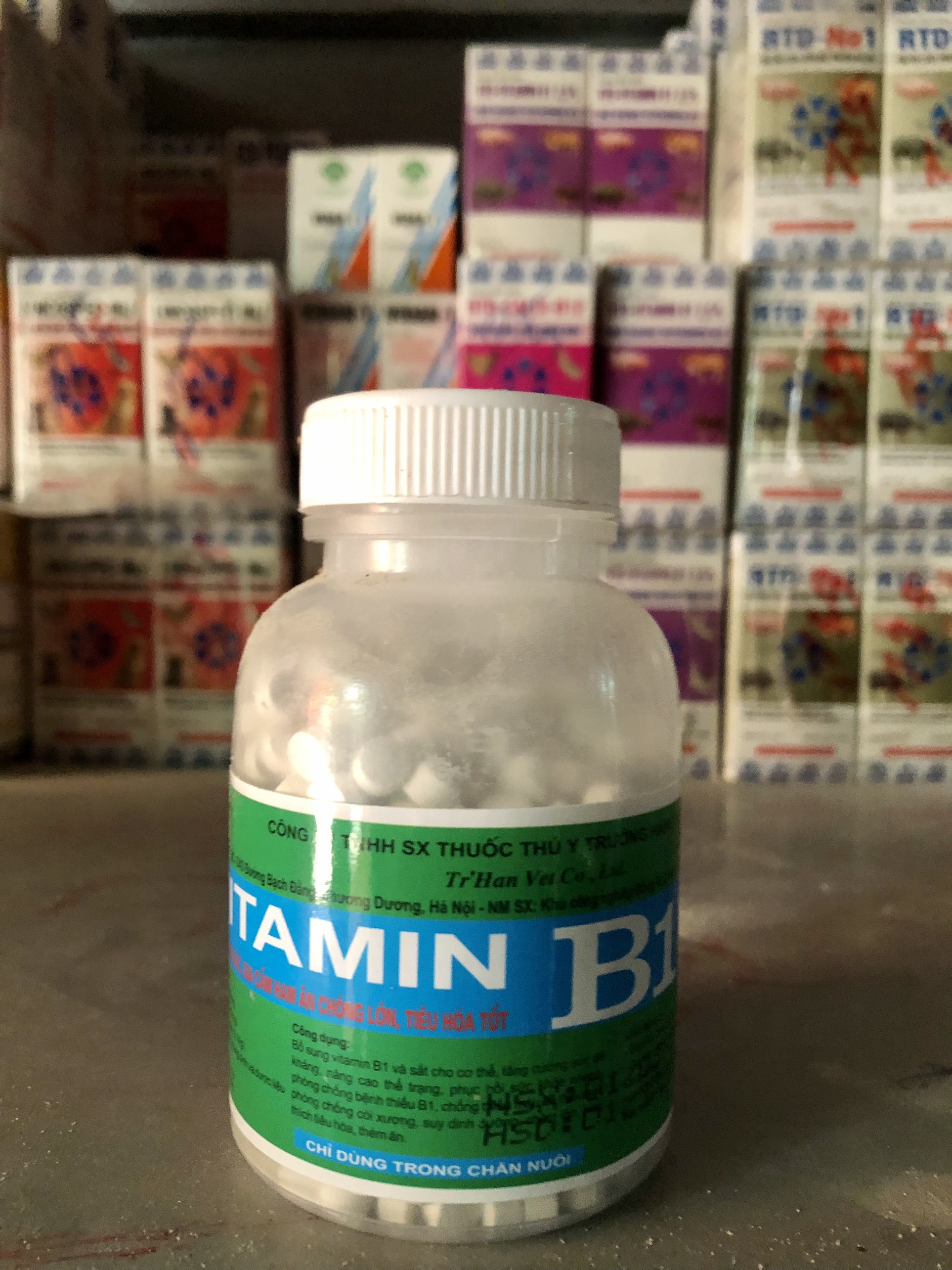 Thuốc thú y Vitamin B1 1200 viên thú y