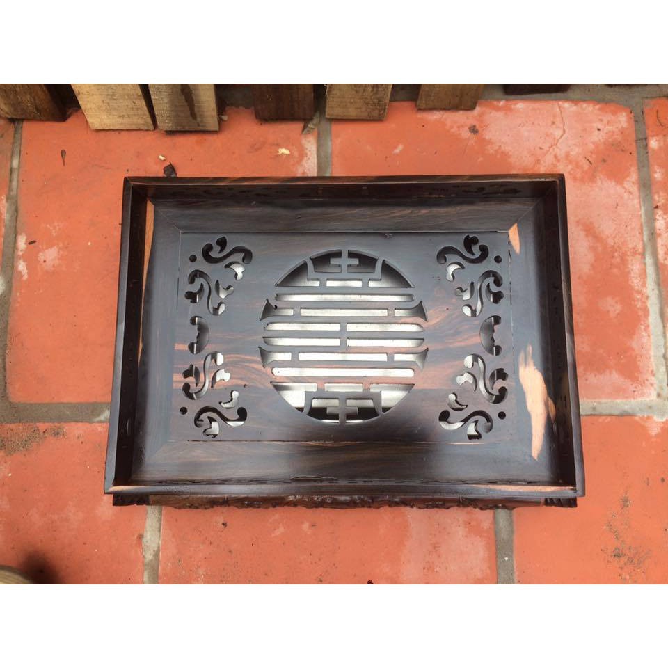 Khay Trà Gỗ Mun kt:37x27 cm-42x32 cm