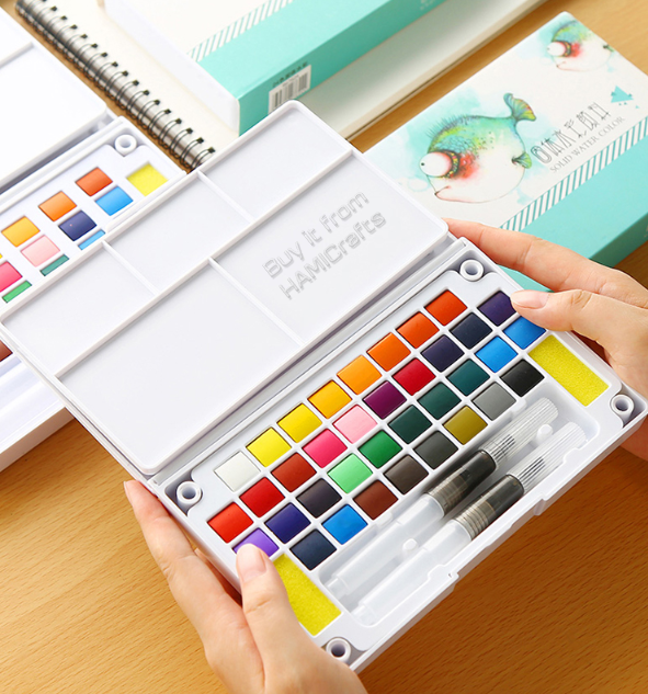 Bộ Màu Nước Solid Water Color Cao Cấp 12/18/24/36