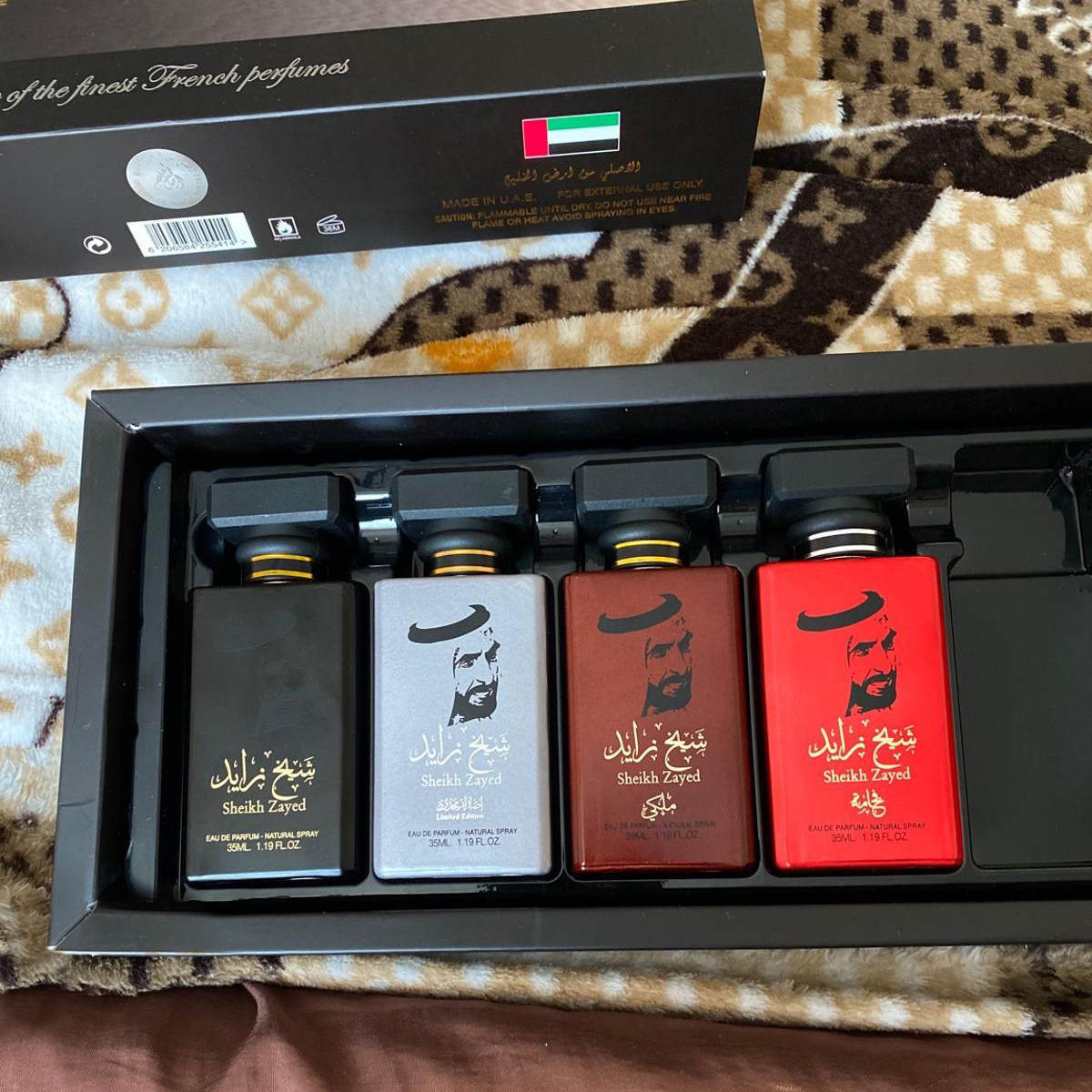 Set 6 chai nước hoa dubai The Royal Collection Sheikh Zayed