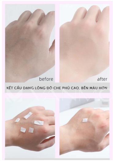 Kem che khuyết điểm Lameila mịn lì che phủ vết thâm sẹo kiềm dầu giúp da hồng hào sáng mịn tự nhiên