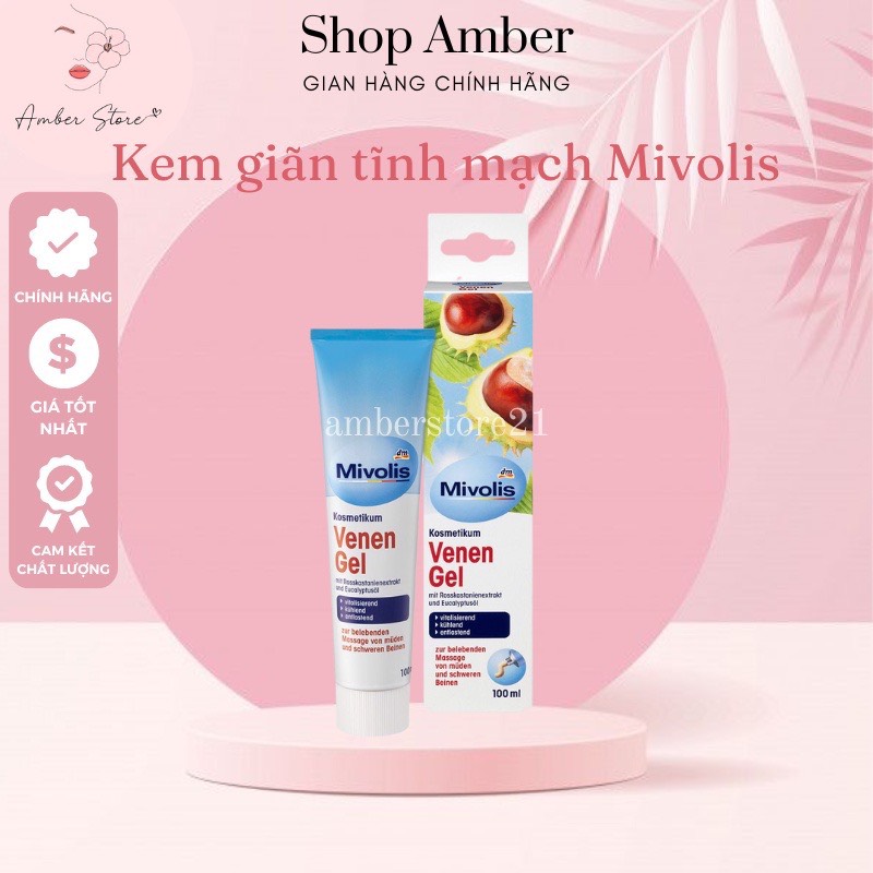 [HÀNG NỘI ĐỊA ĐỨC] – KEM GIÃN TĨNH MẠCH MIVOLIS – 100ML