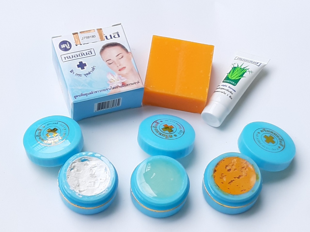 HCM [Chuân Thái] Bộ Kem Nám Sạm mờ thâm  Yanhee  Cherry Thái Lan  (Đỏ)