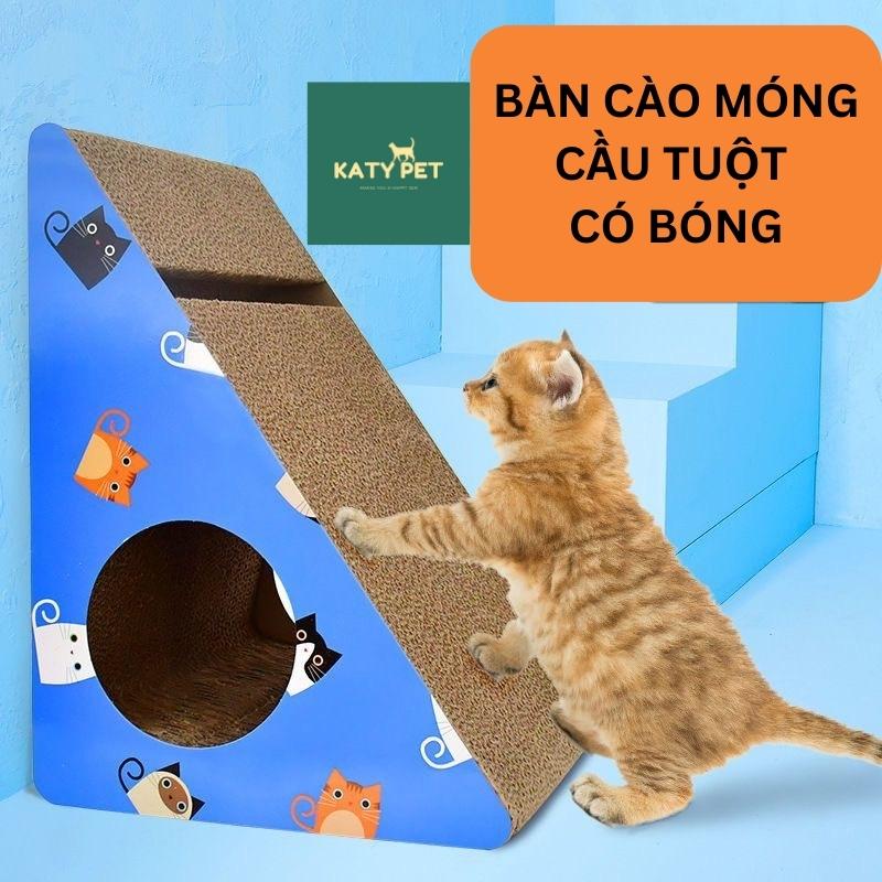 Bàn cào móng cho mèo tặng kèm catnip