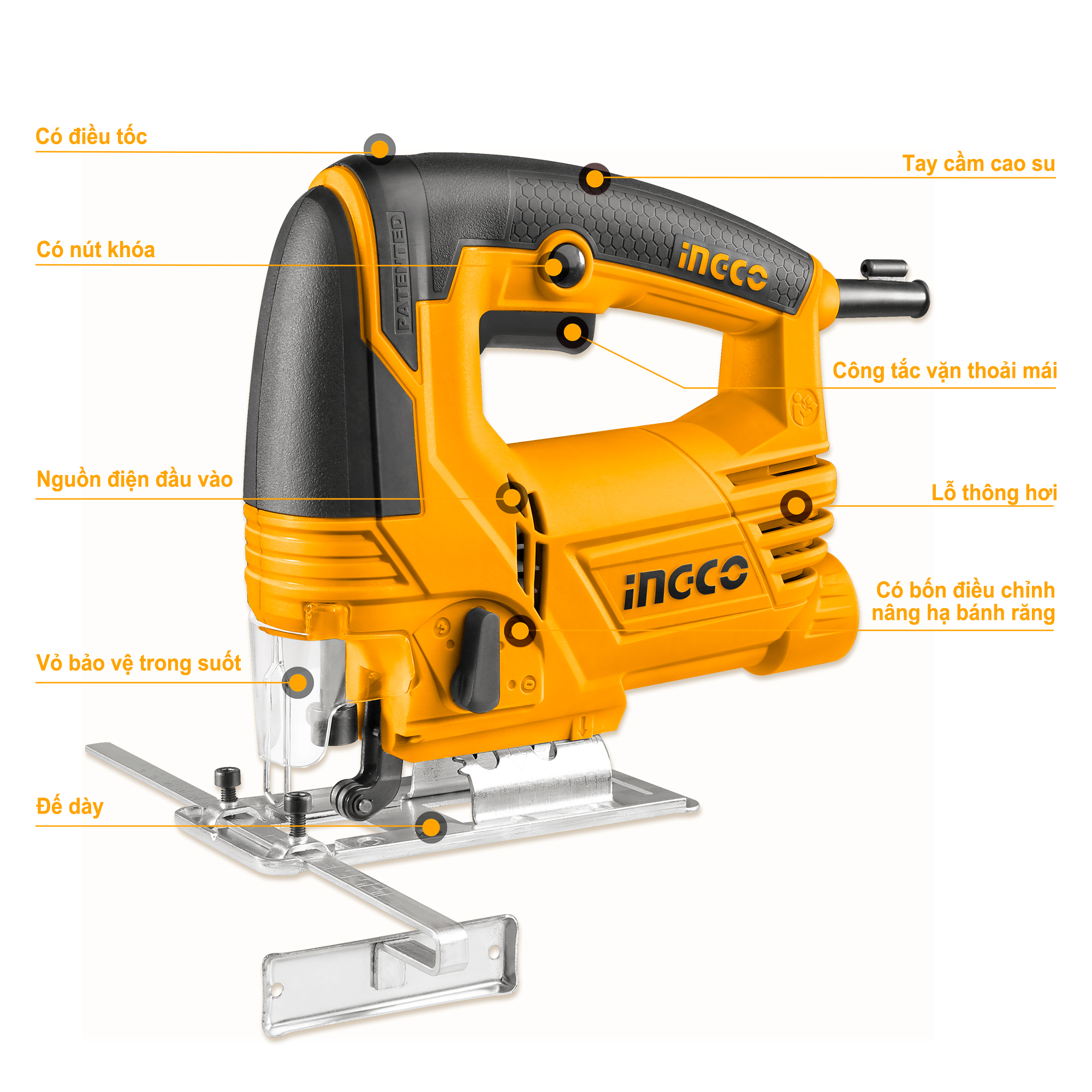 Máy cưa lọng 650W INGCO JS6508
