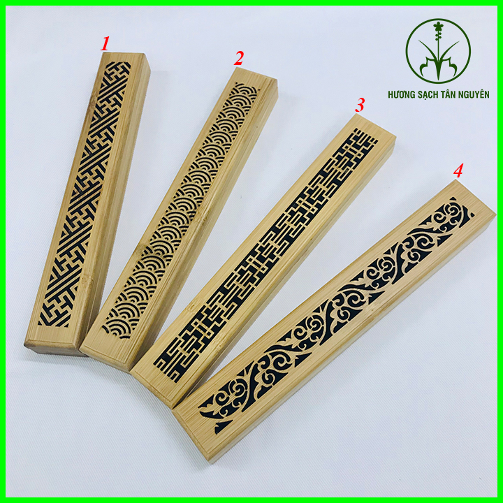 ĐẾ CẮM NHANG hoa văn bằng TRE