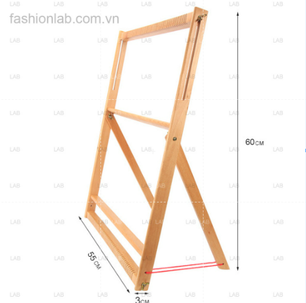 Khung dệt macrame hình chữ nhật (bộ)