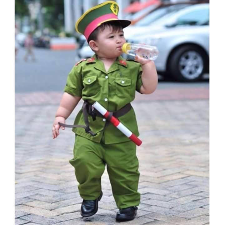 bộ quần áo hình sự trẻ em