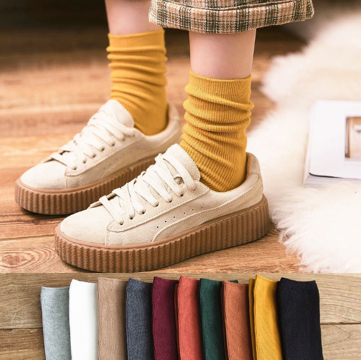 Tất Vớ Nữ Cao Cổ Style Hàn Vintaga Siêu Hot
