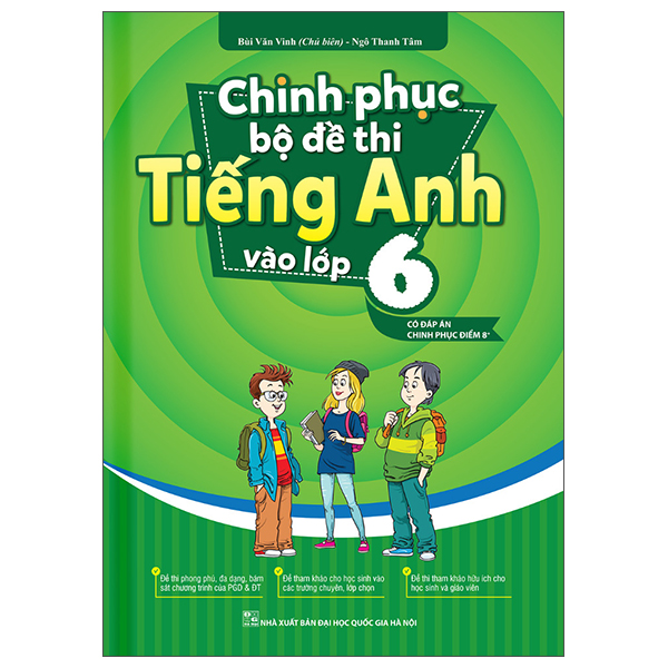 Fahasa - chinh phục bộ đề thi tiếng anh vào lớp 6