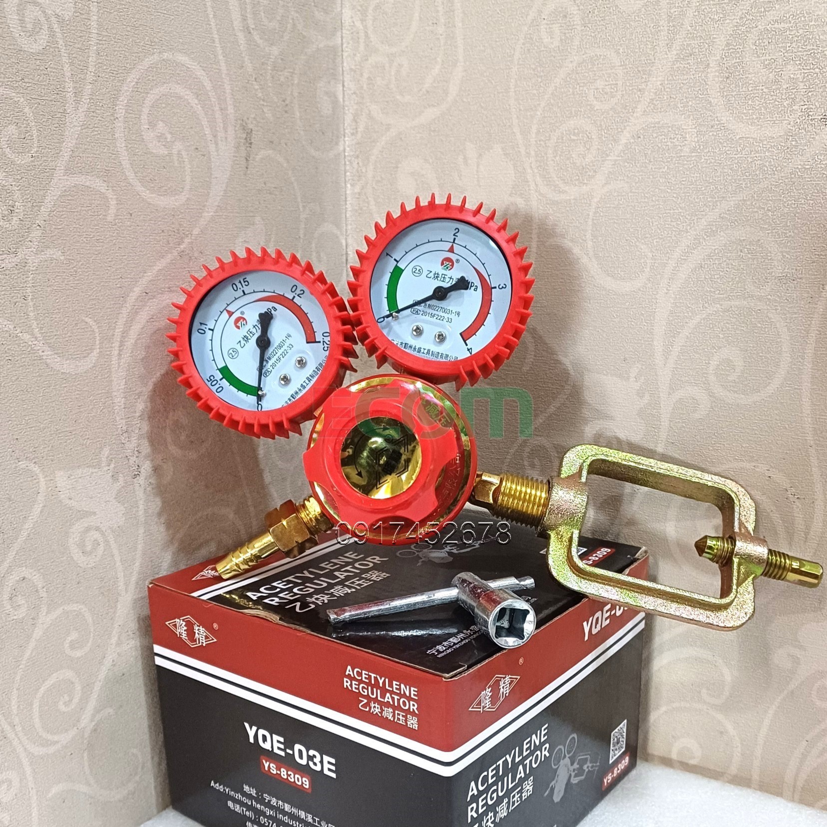 Đồng hồ Acetylene (khí đất đèn), phụ kiện hàn cắt gió đá