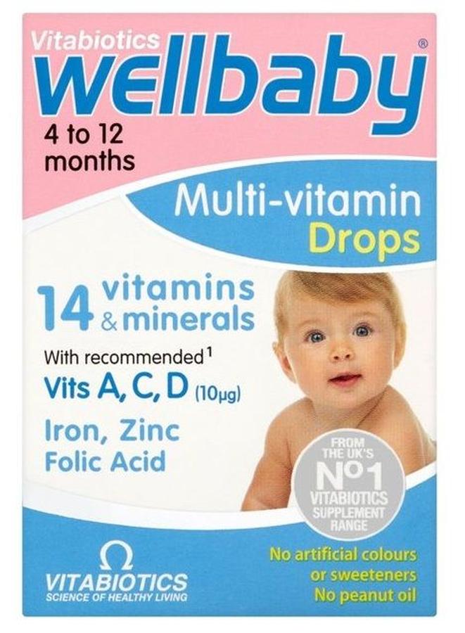 Wellbaby multi vitamin drops cho bé